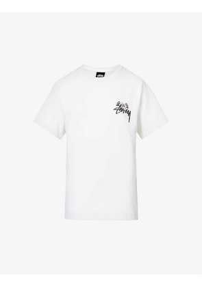 Angel graphic-print cotton-jersey T-shirt