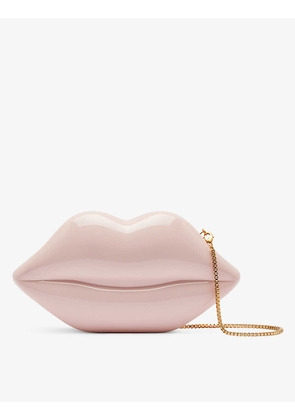 Lips acrylic clutch bag