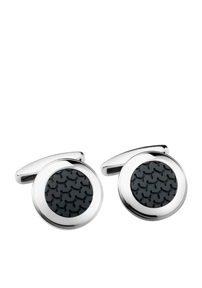 Chopard Stainless Steel And Rubber Classic Racing Cufflinks