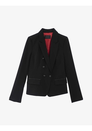 Slim-fit stretch-woven jacket