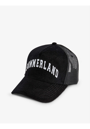 Summerland text-appliquéd cotton-blend baseball cap