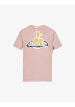 Large Orb logo-print cotton T-shirt