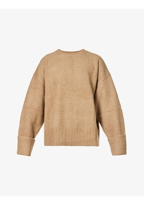Camille relaxed-fit knitted jumper