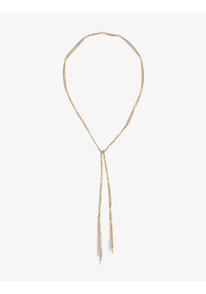Anouer gold-toned brass necklace