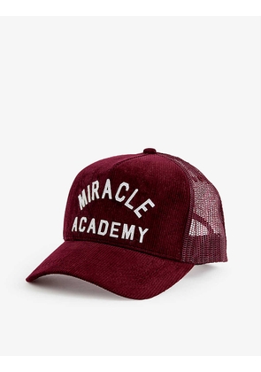 Miracle slogan cotton-blend baseball cap