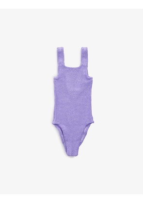 Classic square-neck swimsuit 7 - 12 years