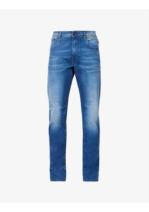 Sartoriale Hyperflex Re-Used brand-patch slim-fit stretch denim-blend jeans