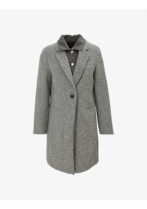 Detachable denim jacket woven coat