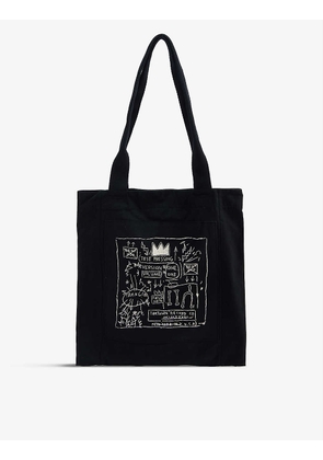 Neuw x Jean-Michel Basquiat graphic-print cotton tote bag