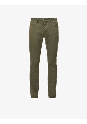 Lou regular-fit tapered stretch-denim jeans