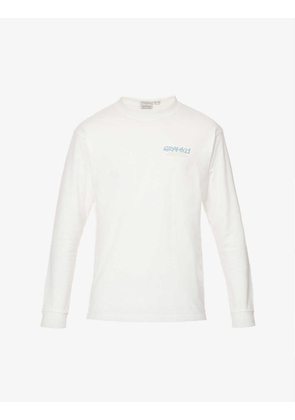 Brand-print regular-fit cotton-jersey T-shirt