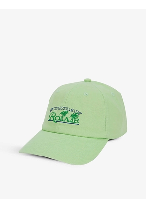 Logo-embroidered cotton-twill cap