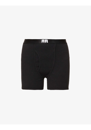 Randi logo-embroidered organic-cotton blend shorts