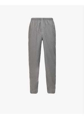Relaxed-fit cotton-poplin pyjama bottoms