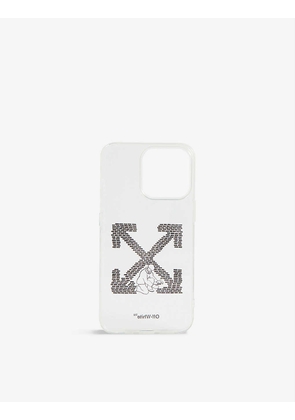 Arrow Bricks logo-print iPhone 13 Pro case