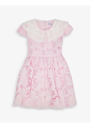 Guipure-lace cotton dress 3-12 years