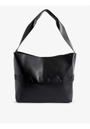 Constellation leather tote bag