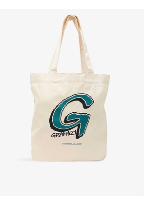 G-Logo cotton-canvas tote bag