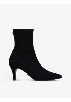 Flute Sock faux-suede ankle boots
