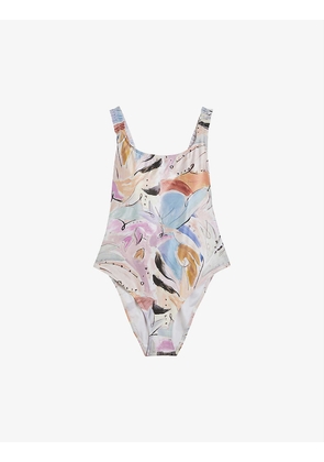 Jenaiy abstract print stretch-woven swimsuit
