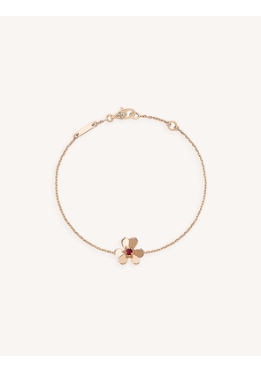 Frivole mini 18ct rose-gold and 0.07ct round-cut ruby bracelet