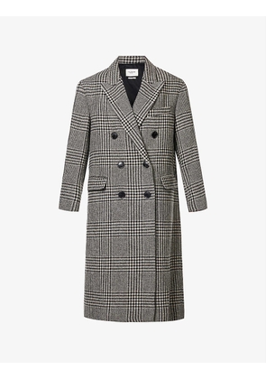 Lojima double-breasted wool coat