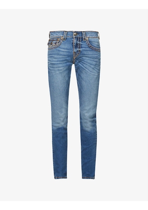Rocco Flap tapered stretch-denim jeans