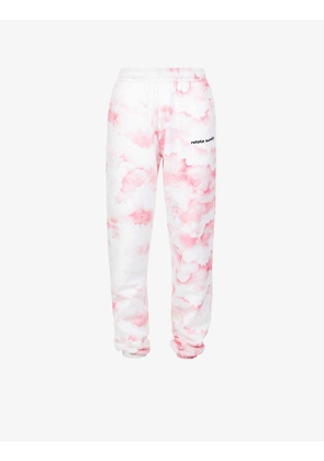 Mimi tapered high-rise organic-cotton jogging bottoms