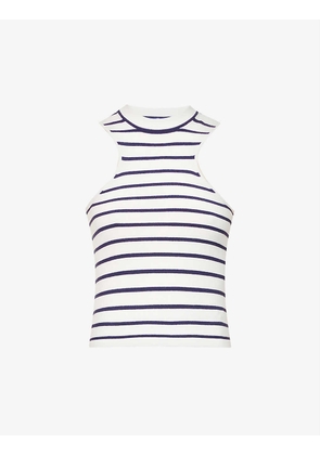 Louise striped knitted top