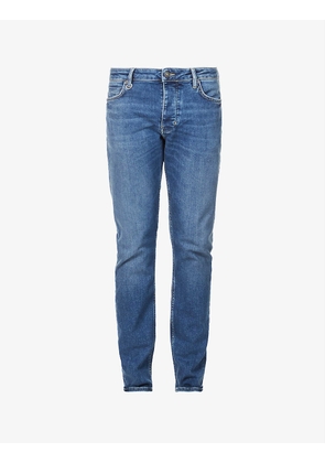 Lou slim-fit straight cotton-blend jeans