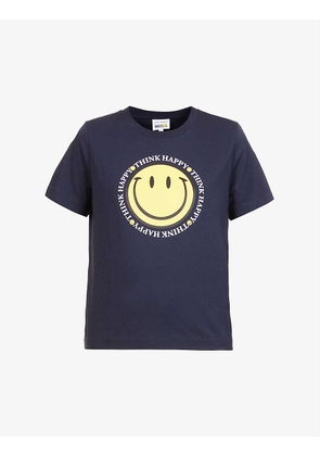 Chinti & Parker x Smiley Think Happy cotton-jersey T-shirt
