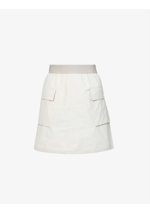 ESSENTIALS cargo cotton-blend mini skirt