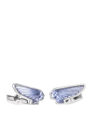 Lalique Crystal Victoire Mascottes Cufflinks