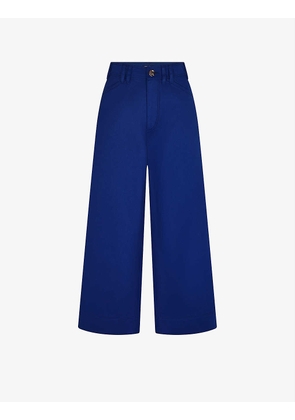 Pepino wide-leg cotton trousers