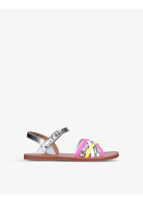 Plagette patent-leather sandal 9-10 years
