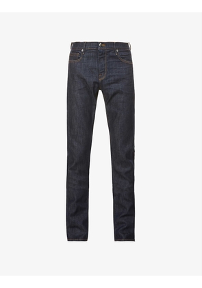L'Homme mid-rise straight-leg stretch-denim jeans