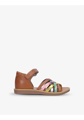 Poppy Lux leather sandals 9-12 years