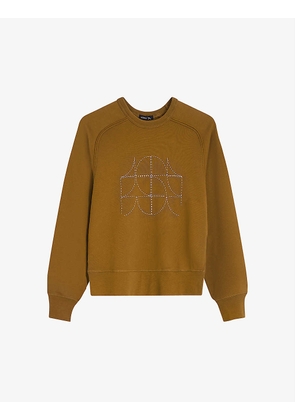 Pascal logo-embroidered cotton sweatshirt