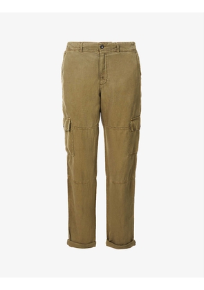 Sienna tapered-leg high-rise cargo trousers