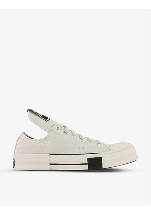 Rick Owens DRKSHDW x Converse Turbodrk logo-patch canvas low-top trainers