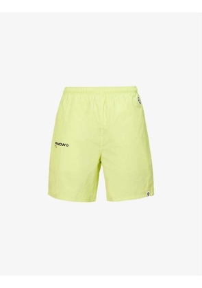 One-Point logo-print nylon shorts