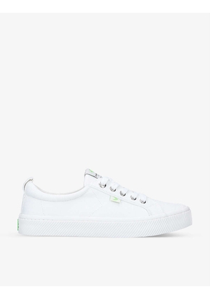 Mens OCA Low lace-up canvas trainers