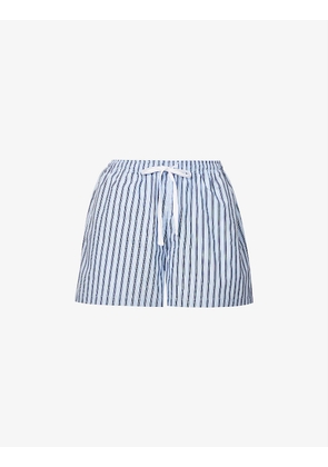 Fred striped cotton shorts