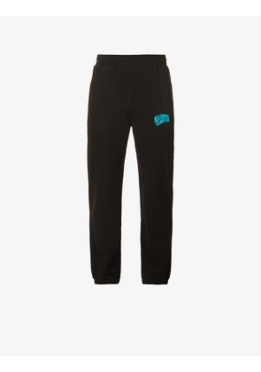 Arch logo-print relaxed-fit tapered cotton-jersey jogging bottoms