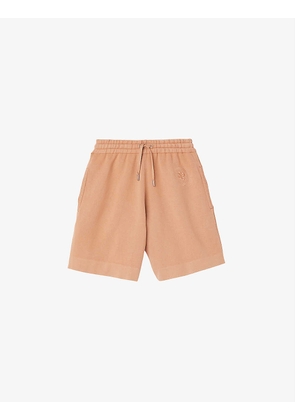 Floride logo-embroidered high-rise woven shorts