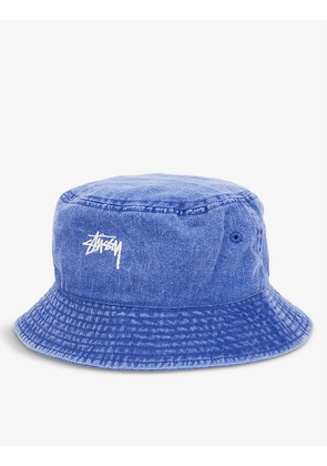 Logo-embroidered cotton bucket hat