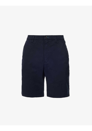 Regular-fit tailored stretch-cotton shorts