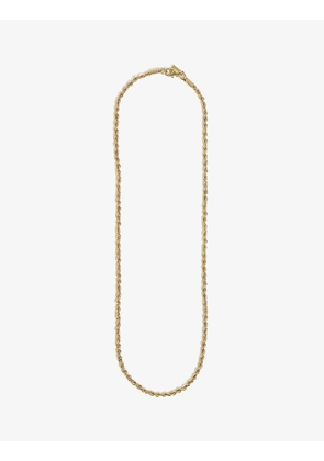 Rope Chain 18ct gold-plated chain necklace