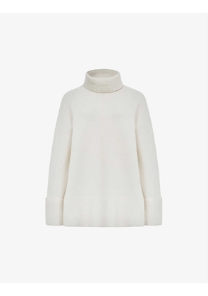Sarah relaxed-fit roll-neck wool-blend jumper