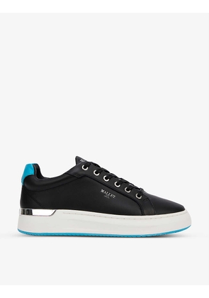 GRFTR Mono leather mid-top trainers